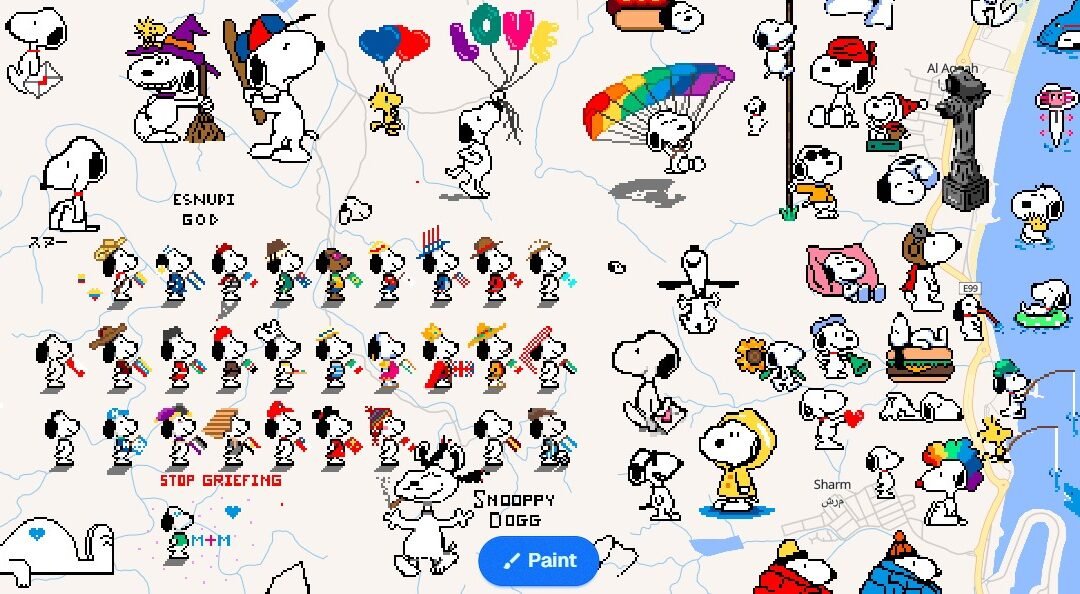 Un píxel cada 30 segundos👾 – El experimento que convirtió internet en mural global.
