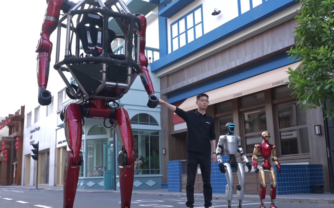 China ya tiene robots con DNI y un gigante pilotable.